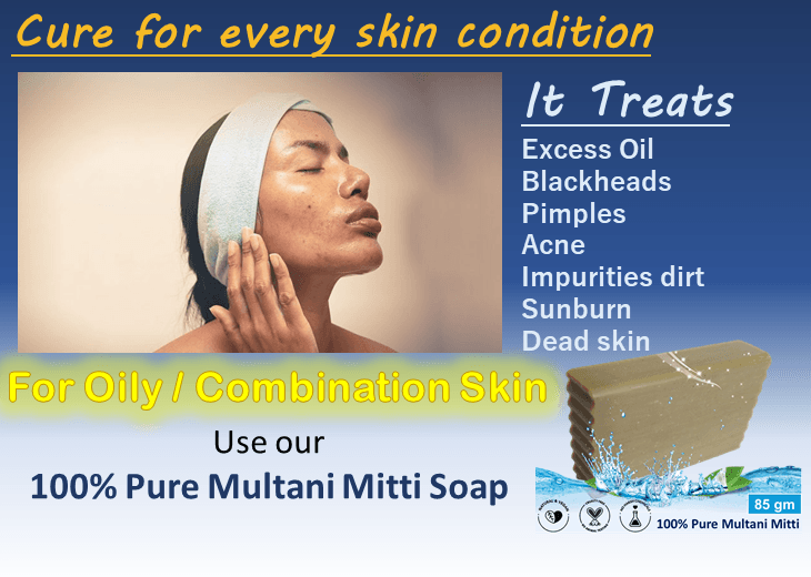 Pure Multani Mitti Clay soap | Fullers Earth Soap for Blackheads, Oily Skin & Acne - Image 2