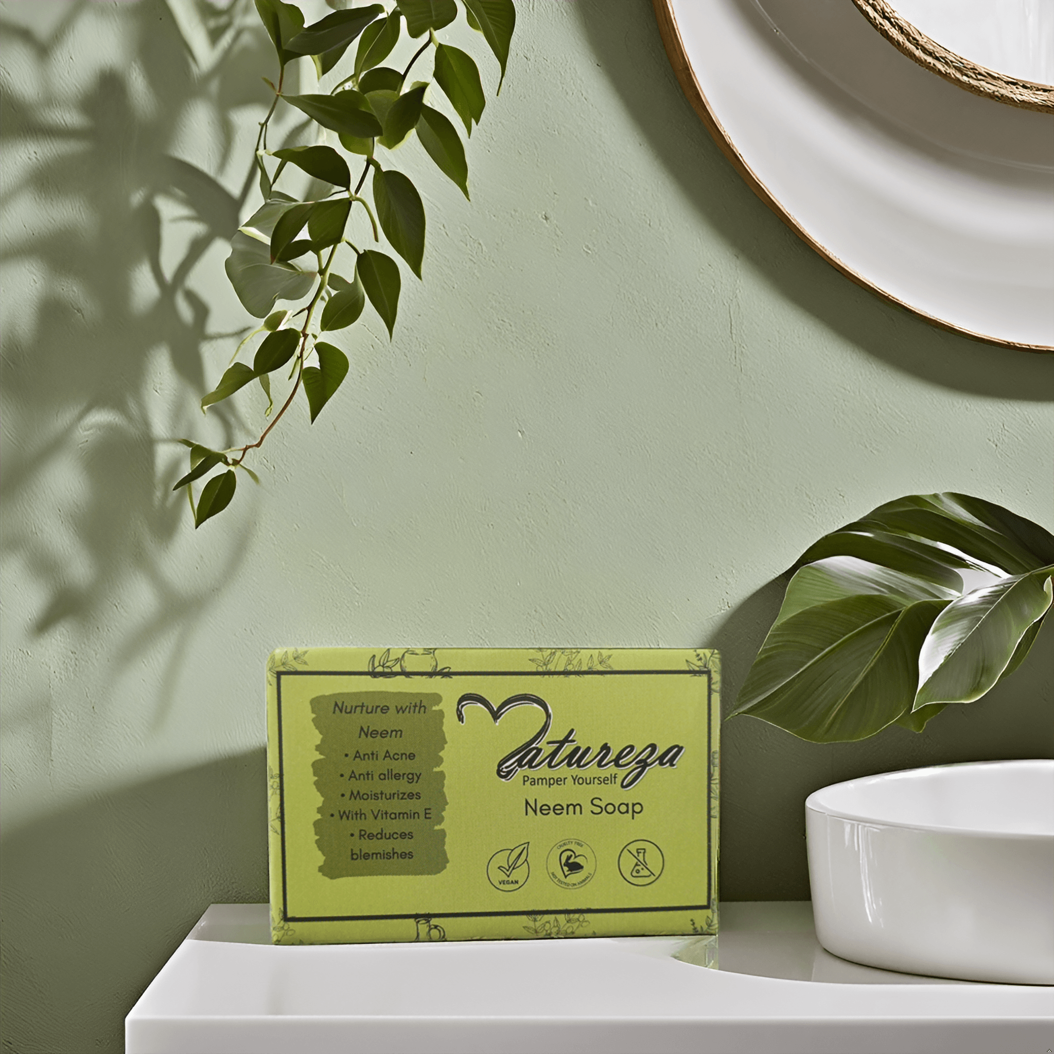 Organic Neem soap Herbal Handmade Anti acne - Image 9