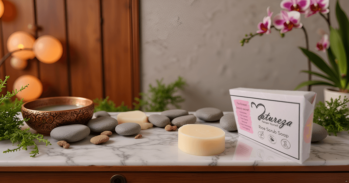 Rice soap for whitening & dark spot