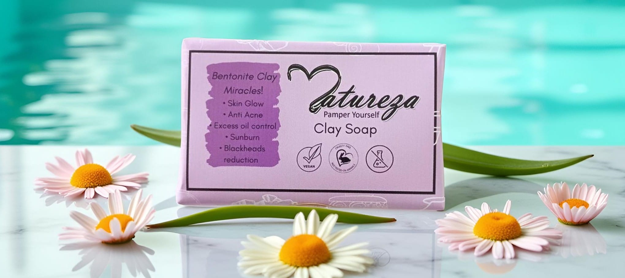 Pure Multani Mitti Clay soap | Fullers Earth Soap for Blackheads, Oily Skin & Acne - Image 3