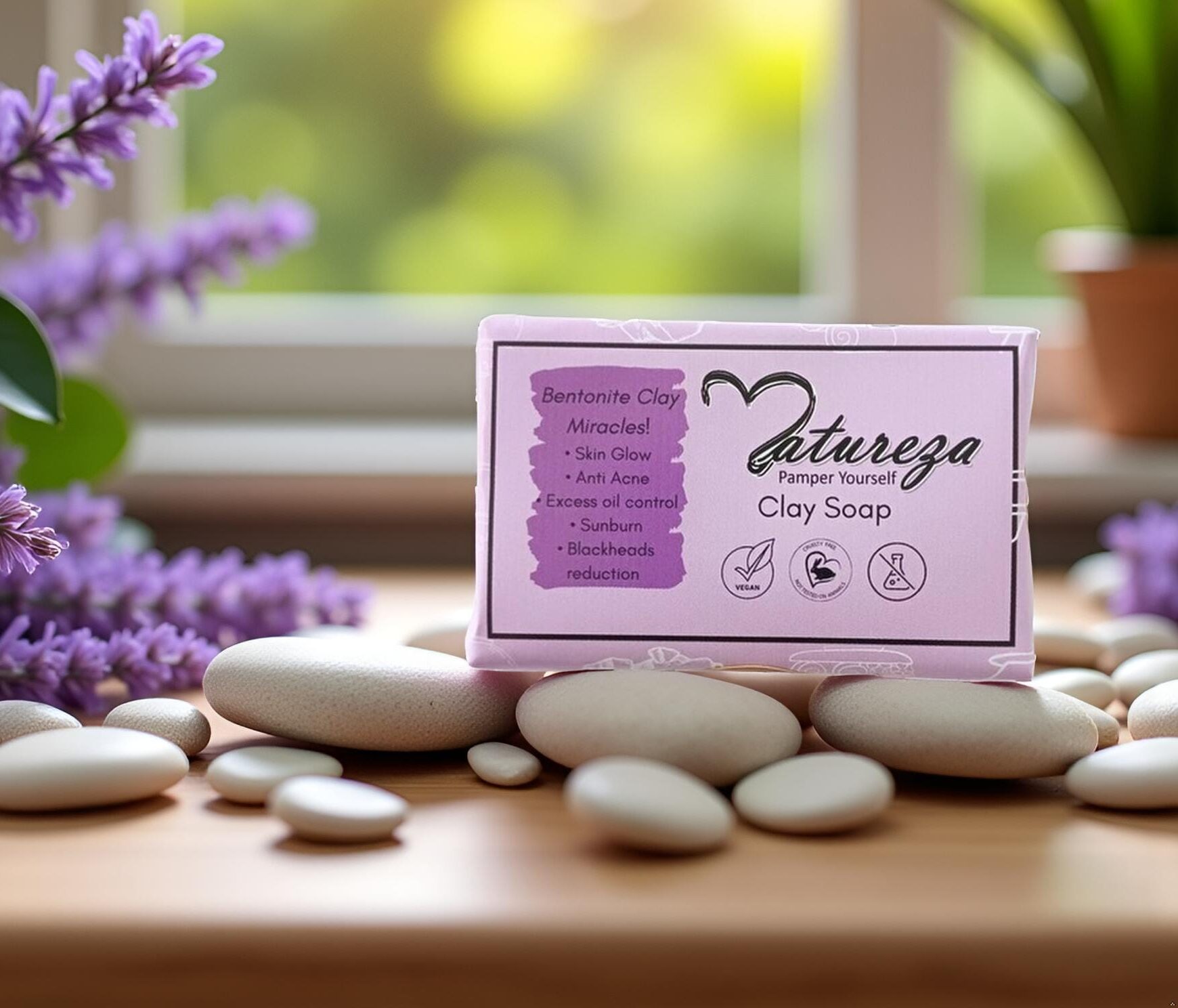 Pure Multani Mitti Clay soap | Fullers Earth Soap for Blackheads, Oily Skin & Acne
